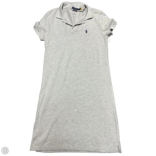 Dress Casual Midi By Polo Ralph Lauren In Grey, Size: S