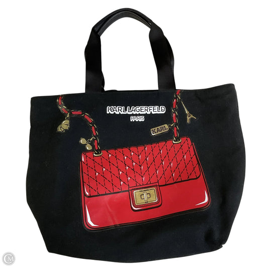 Handbag Designer By Karl Lagerfeld, Size: Large