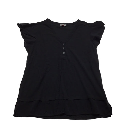 Black Top Short Sleeve Vince Camuto, Size S