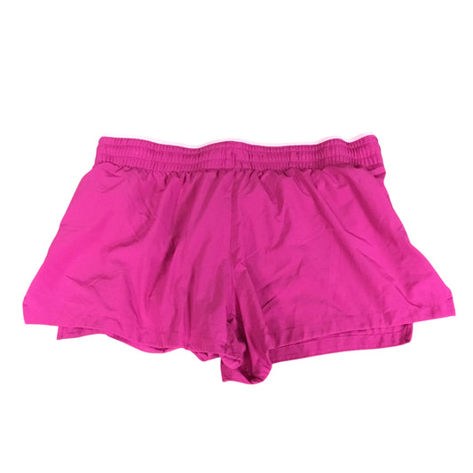 Athletic Shorts By Fabletics In Pink, Size: L