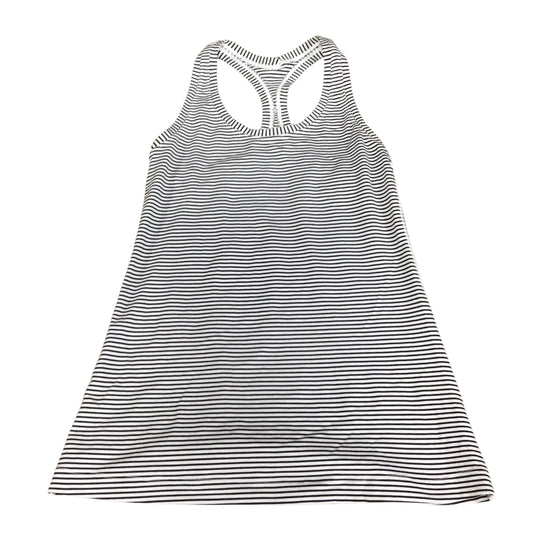 Athletic Tank Top By Lululemon In Striped Pattern, Size: 6