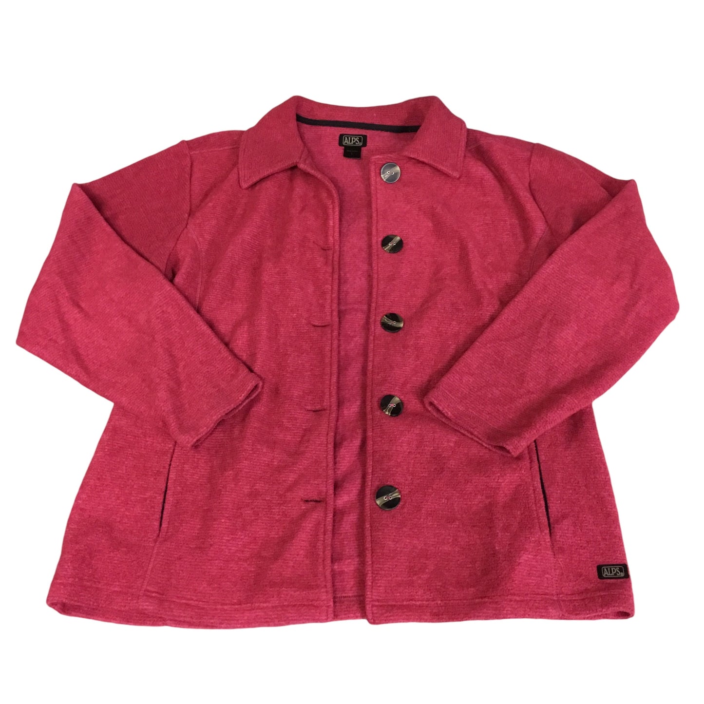 Jacket Fleece By Alps In Red, Size: L