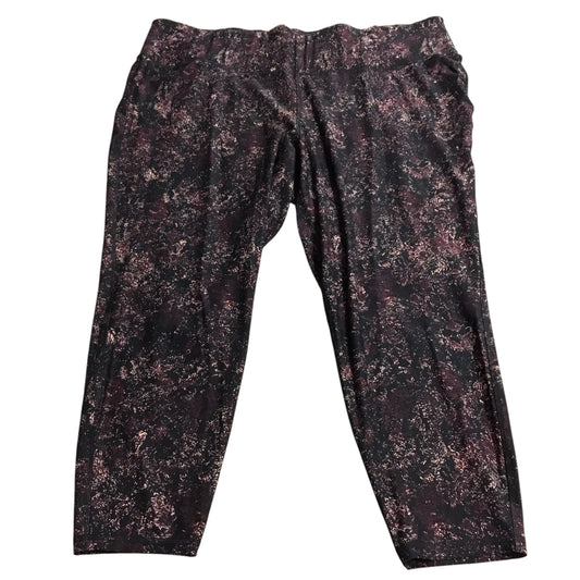 Athletic Leggings By Livi Active In Purple, Size: 4x