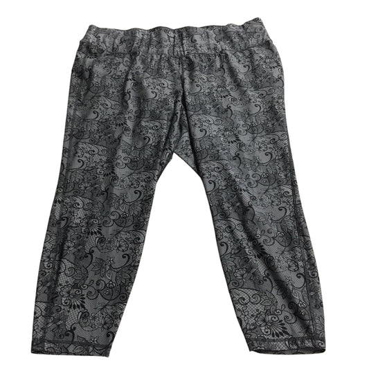 Athletic Leggings By Livi Active In Grey, Size: 4x