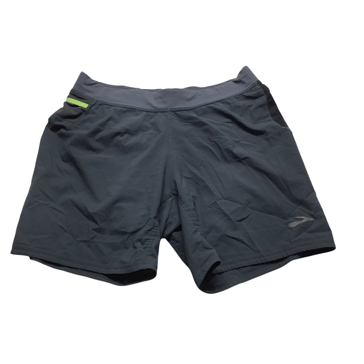 Athletic Shorts By Brooks In Grey, Size: M