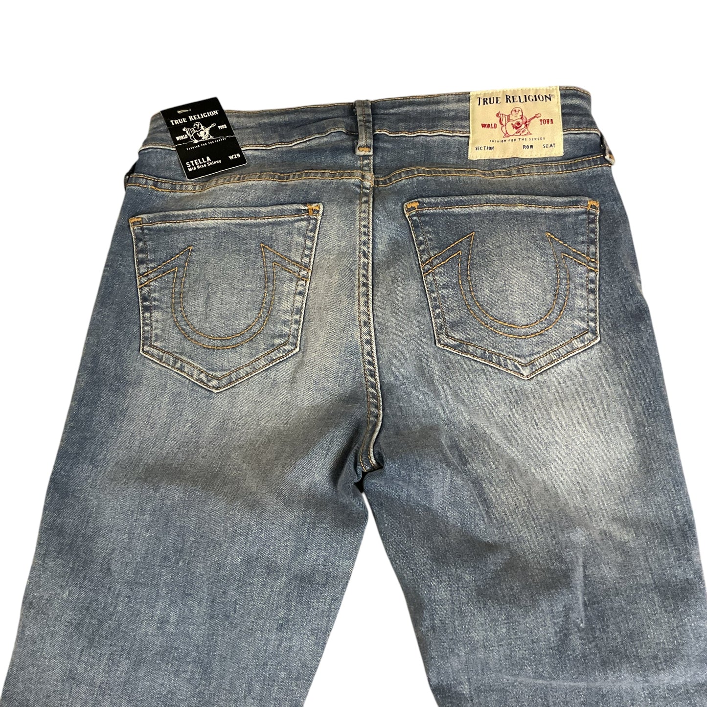 Jeans Boyfriend By True Religion In Blue Denim, Size: 8