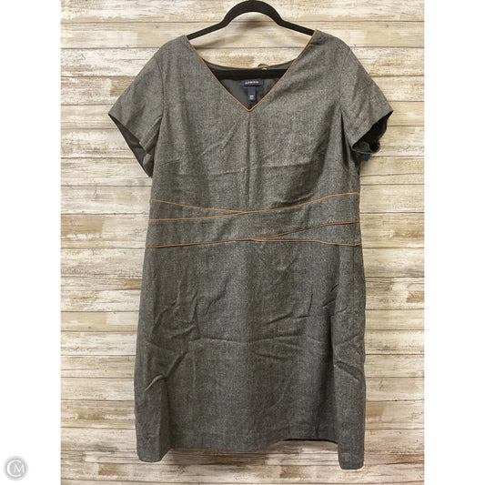 Dress Party Midi By Lands End In Grey, Size: Xl