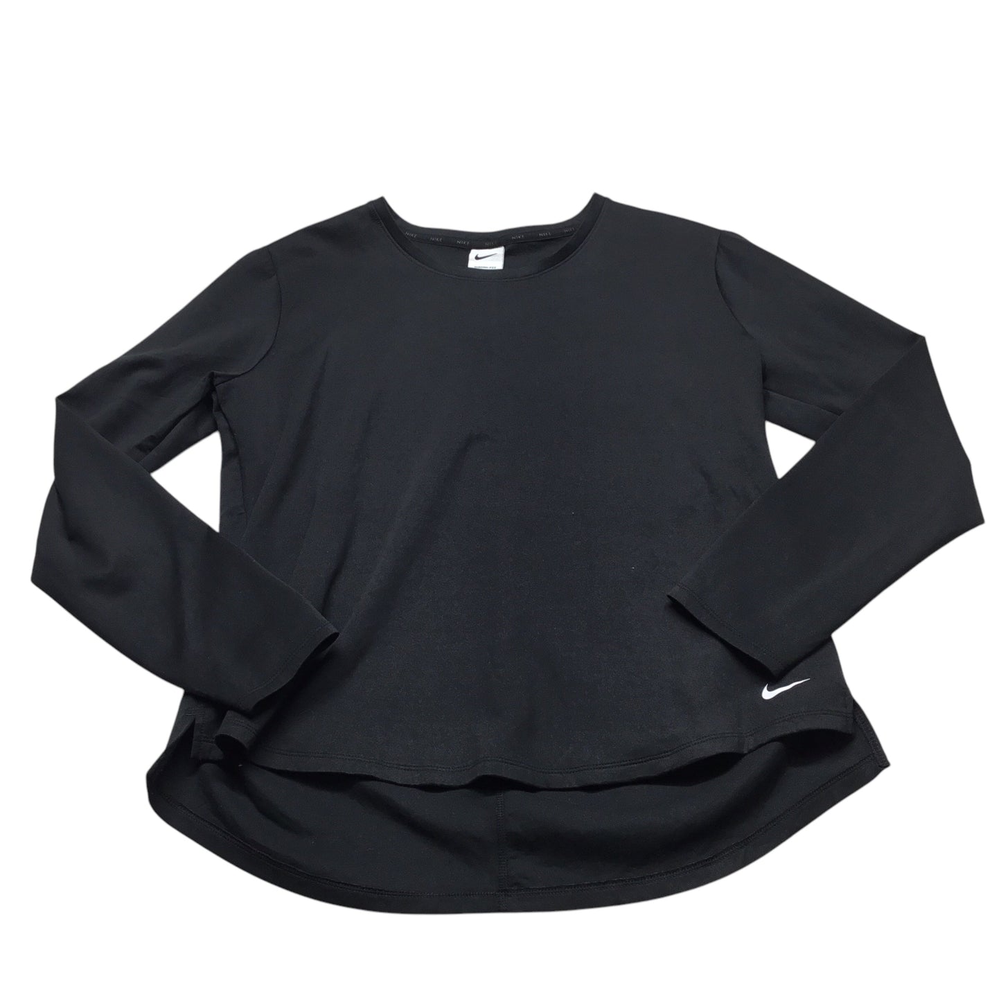 Athletic Top Long Sleeve Crewneck By Nike Apparel In Black, Size: Xl