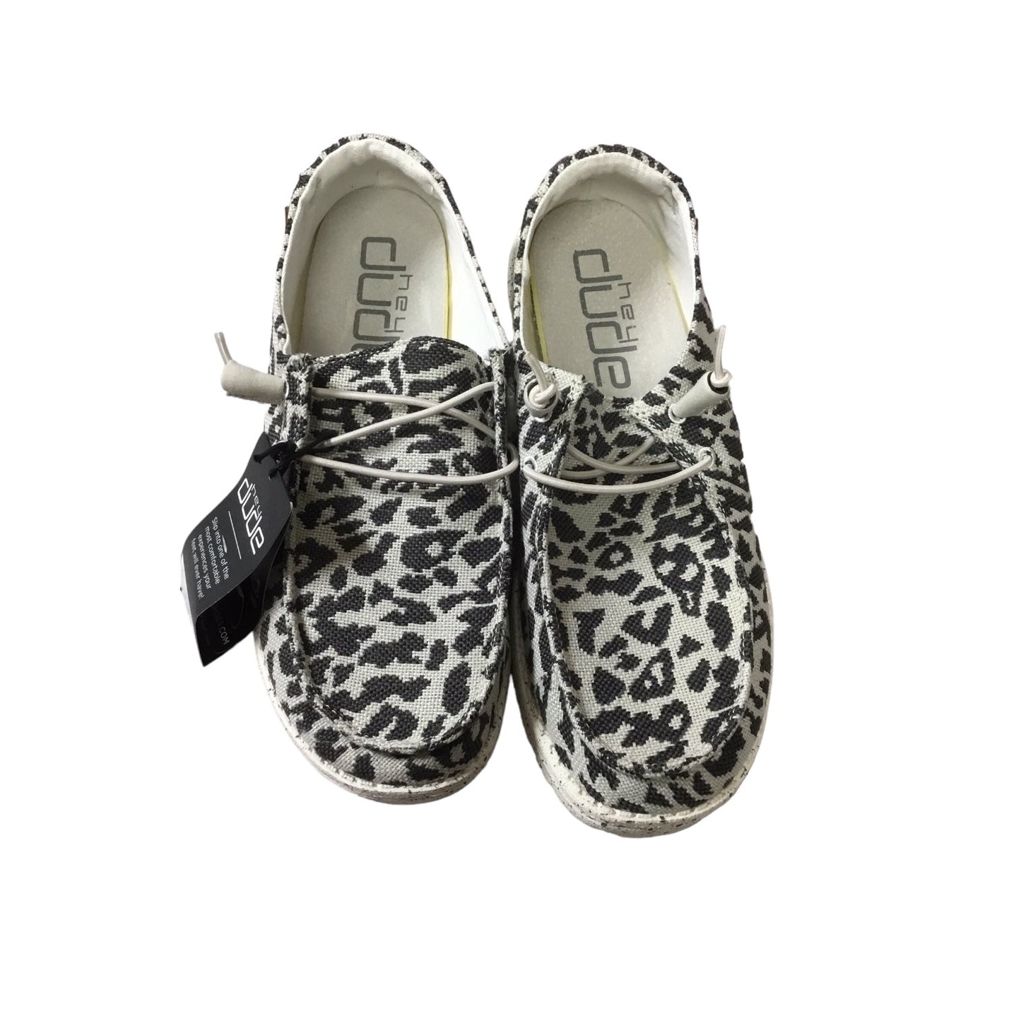 Animal Print Shoes Flats Hey Dude, Size 9