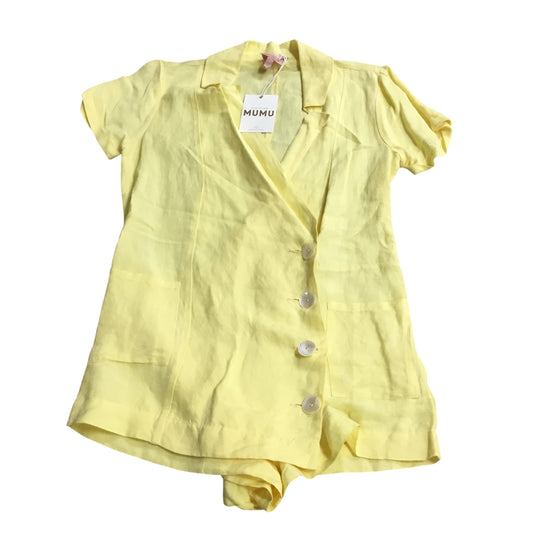 Romper By Show Me Your Mumu In Yellow, Size: Xs