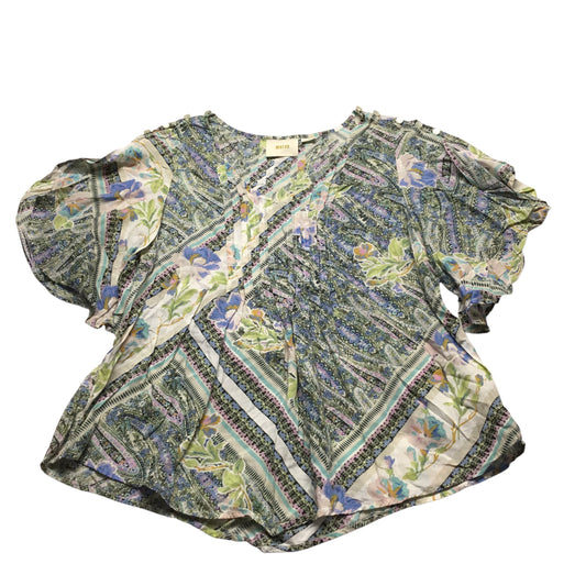 Top Short Sleeve By Maeve In Multi-colored, Size: 2