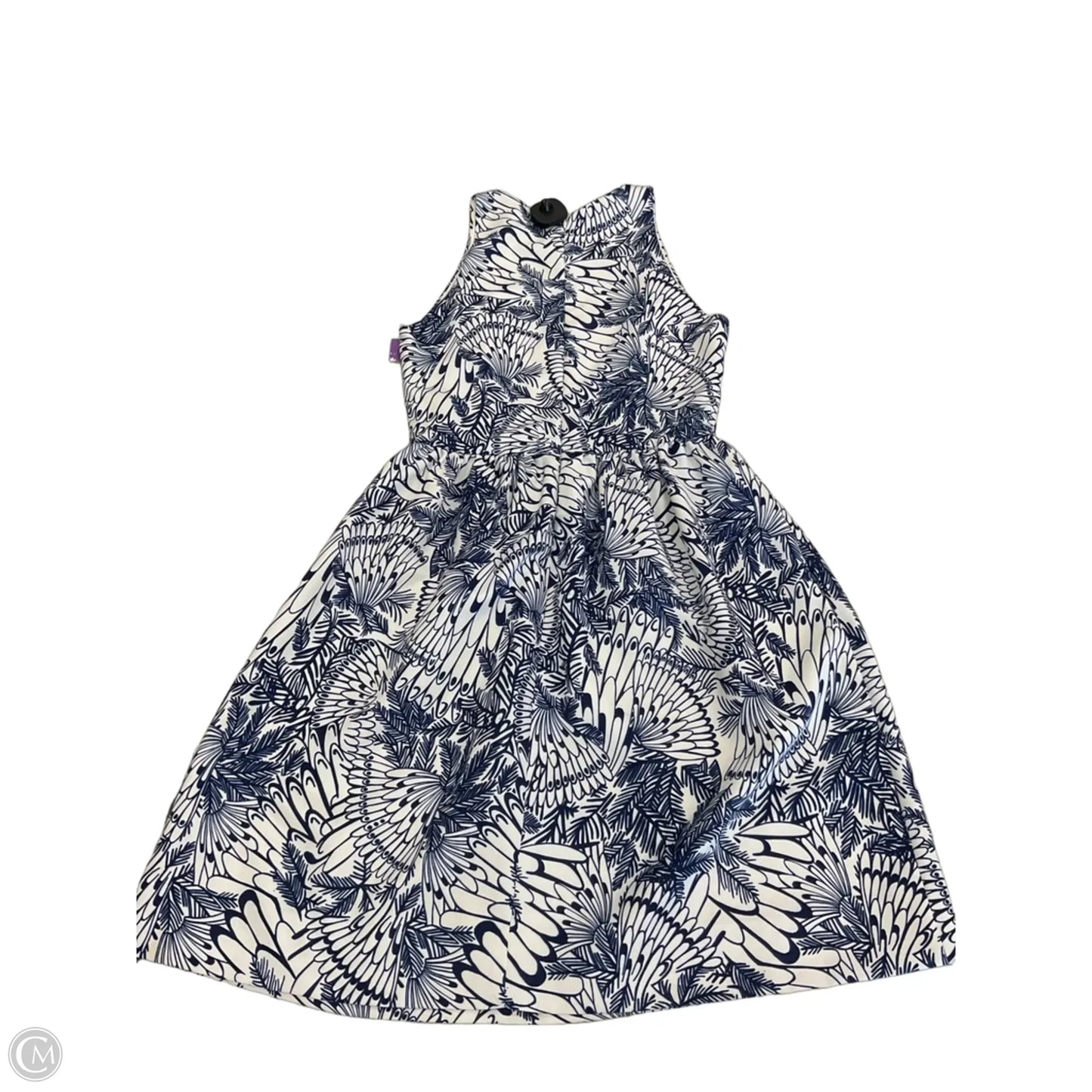 Dress Casual Short By Cmc In Blue & White, Size: Xs