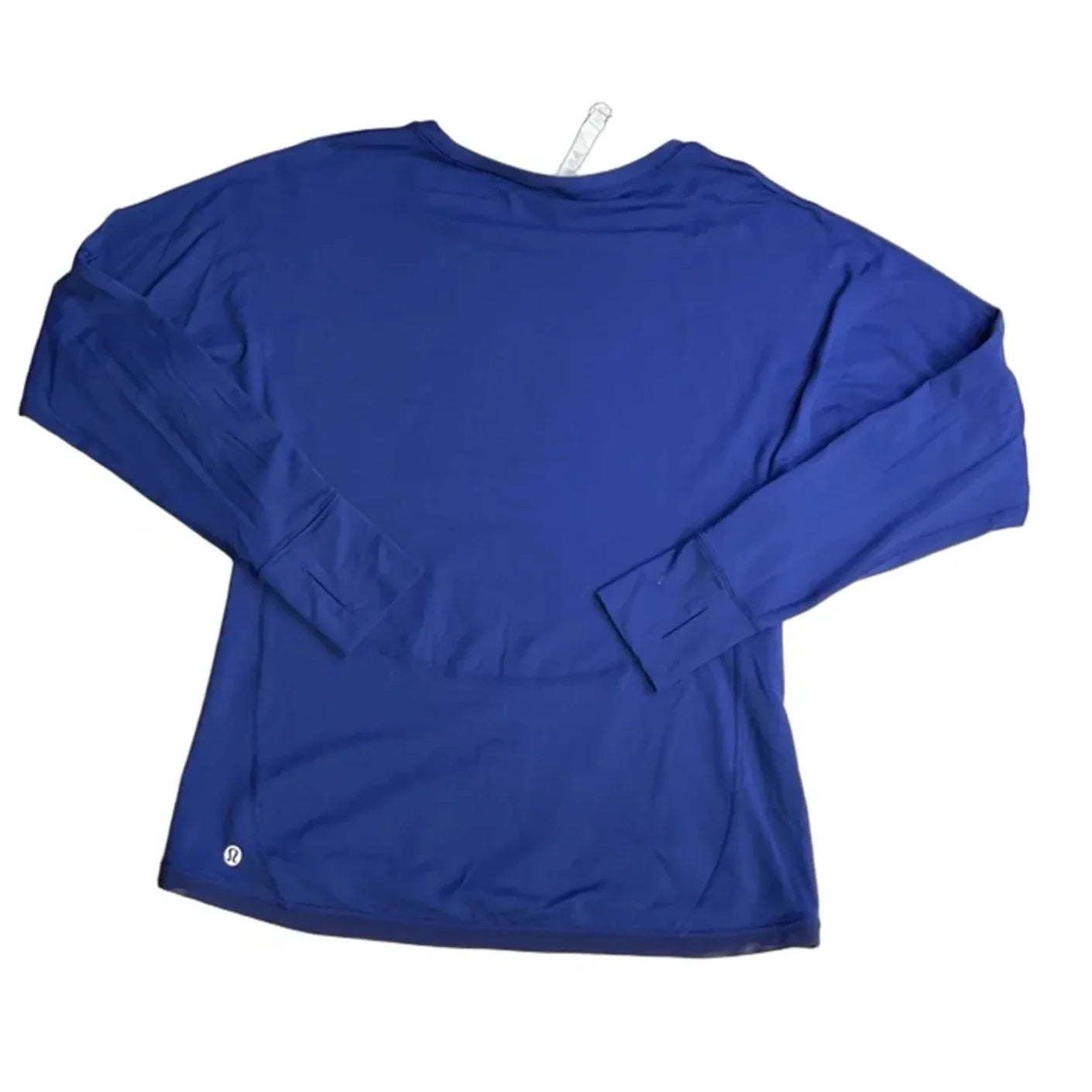 Athletic Top Long Sleeve Collar By Lululemon In Navy, Size: 6