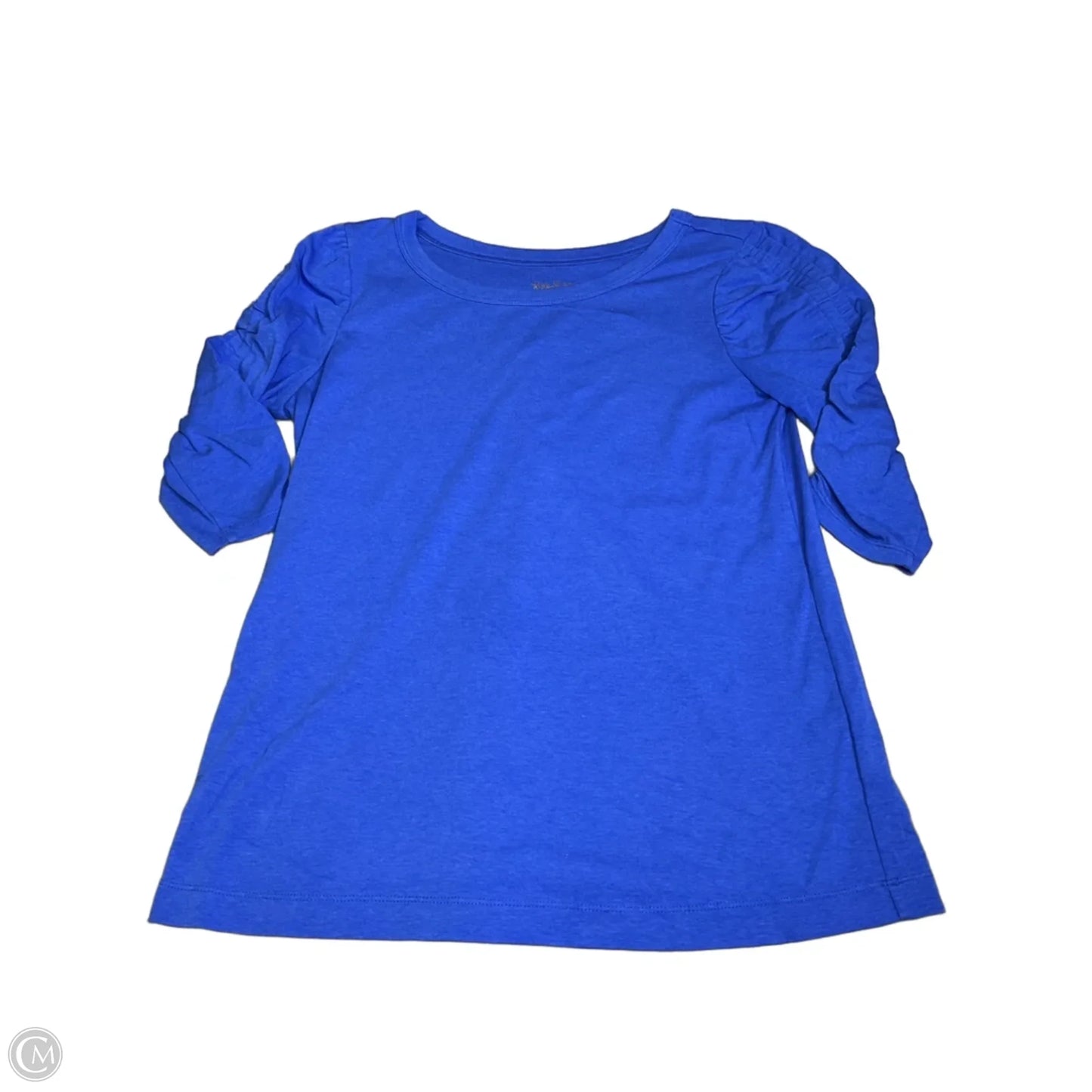 Top 3/4 Sleeve Designer By Lilly Pulitzer In Blue, Size: S