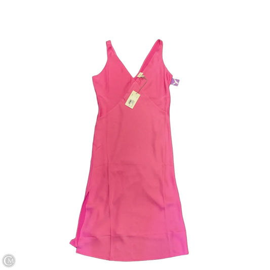 Dress Casual Midi By A New Day In Pink, Size: S