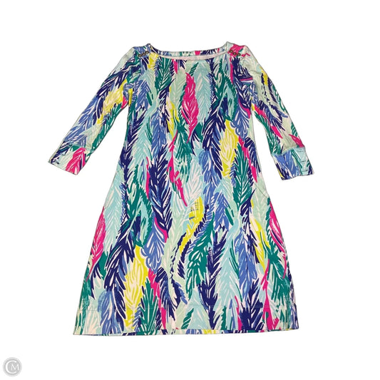 Dress Designer By Lilly Pulitzer In Blue & Green, Size: Xxs