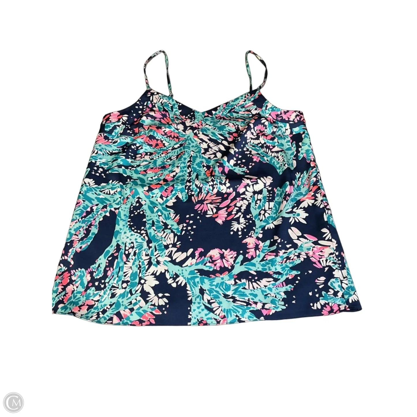 Top Sleeveless Designer By Lilly Pulitzer In Navy, Size: Xs