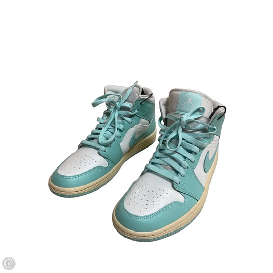 Shoes Sneakers By Nike In Blue & White, Size: 9