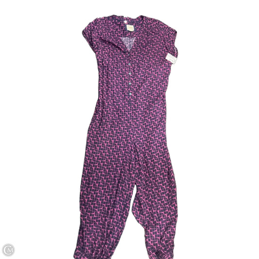 Jumpsuit By Maeve In Blue & Purple, Size: M