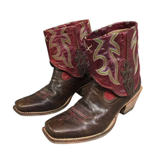 Boots Western By Cmb In Red, Size: 7.5