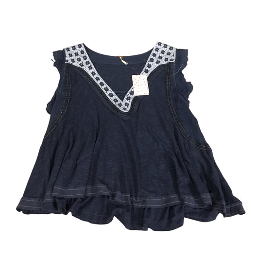 Top Short Sleeve By Free People In Blue, Size: M