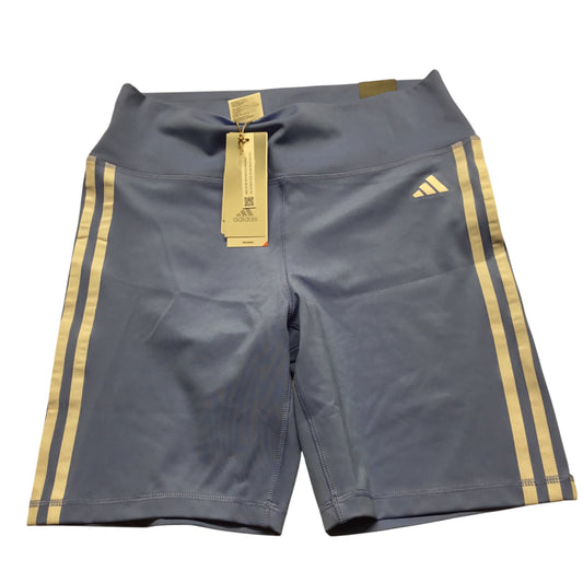 Athletic Shorts By Adidas In Blue & White, Size: L