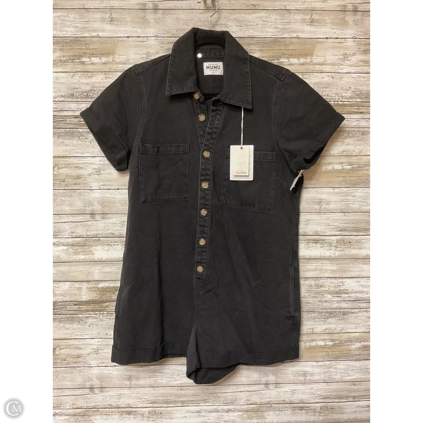 Romper By Show Me Your Mumu In Black Denim, Size: L