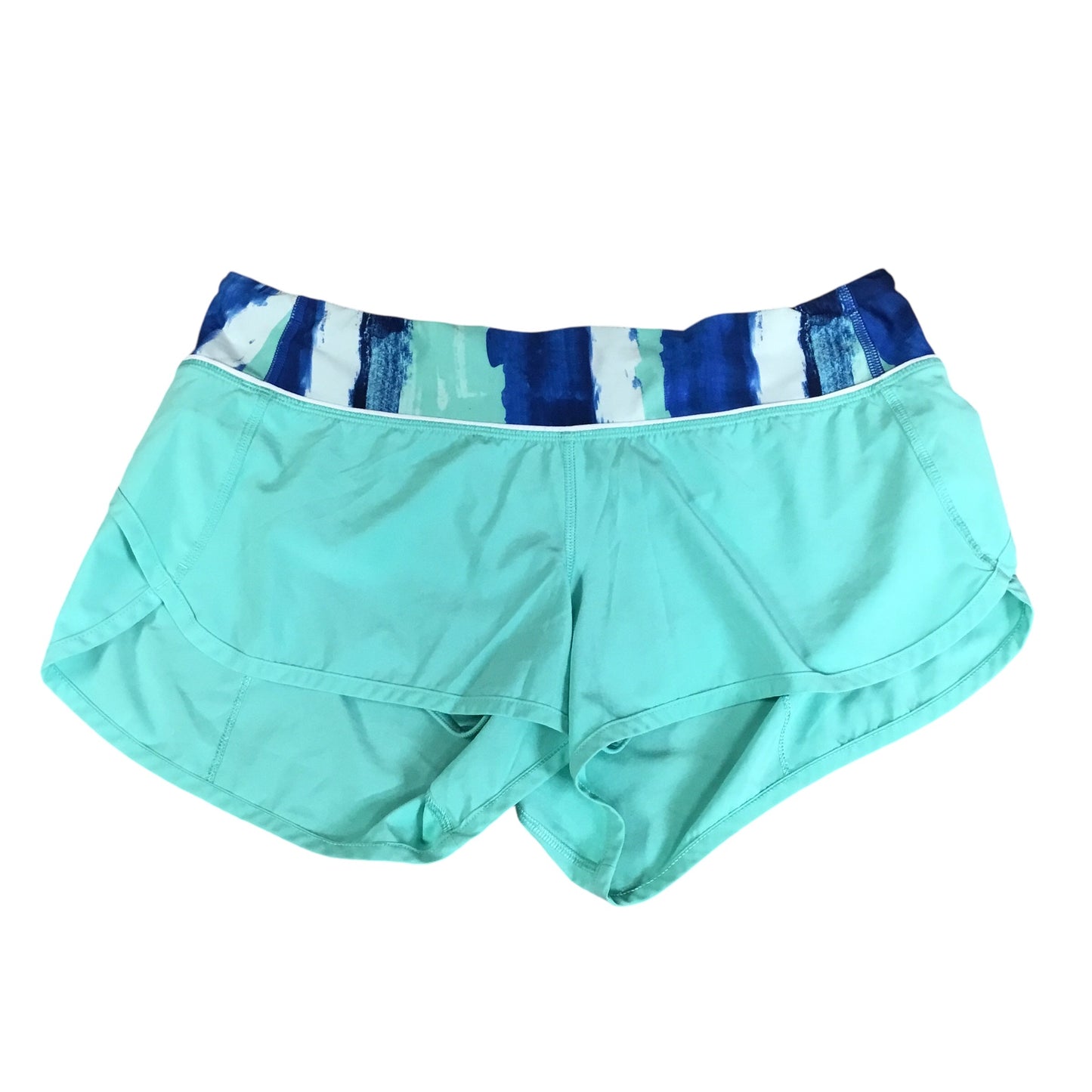 Athletic Shorts By Lululemon In Aqua, Size: 8