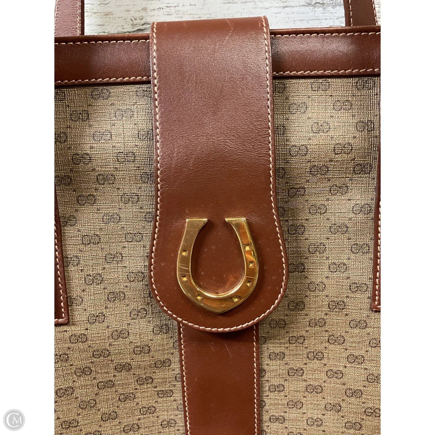 Handbag Luxury Designer By Gucci, Size: Large