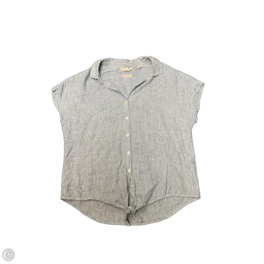 Top Short Sleeve By Weatherproof In Striped Pattern, Size: Xs