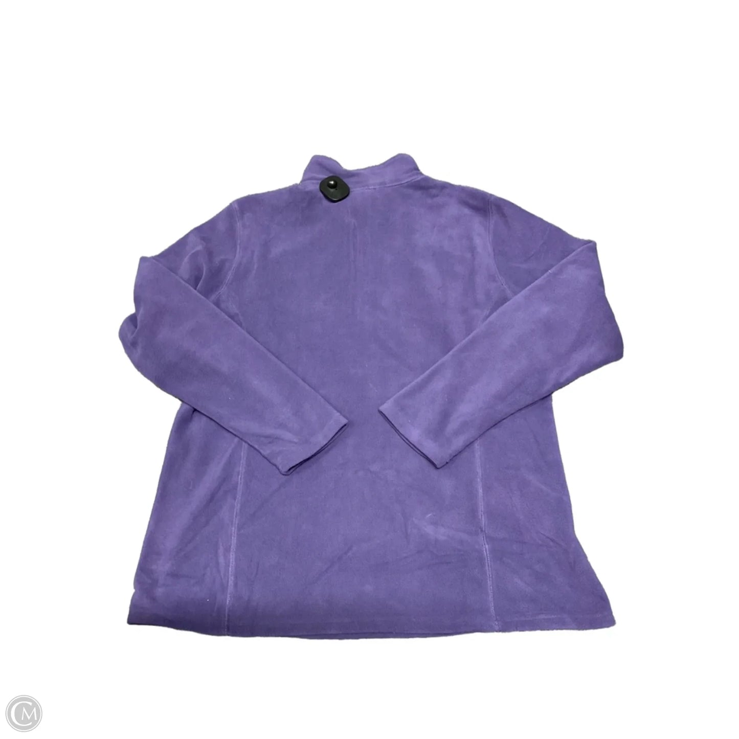 Sweatshirt Collar By Eddie Bauer In Purple, Size: Xl