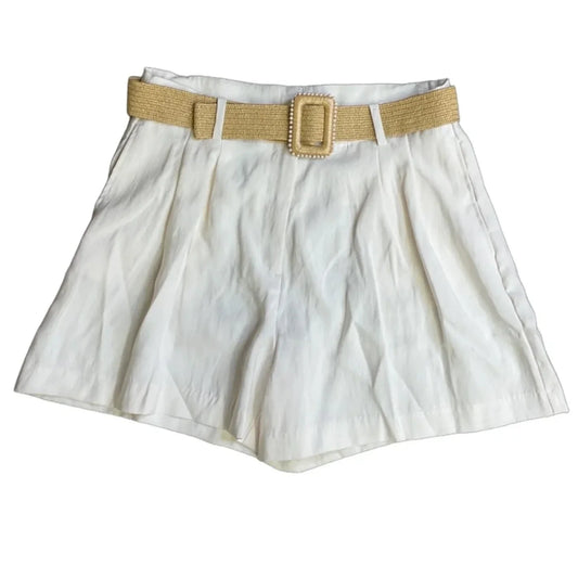 Shorts By H&m In White, Size: 10