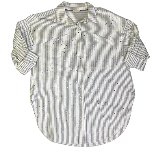 Top 3/4 Sleeve By Pilcro In Striped Pattern, Size: Xs