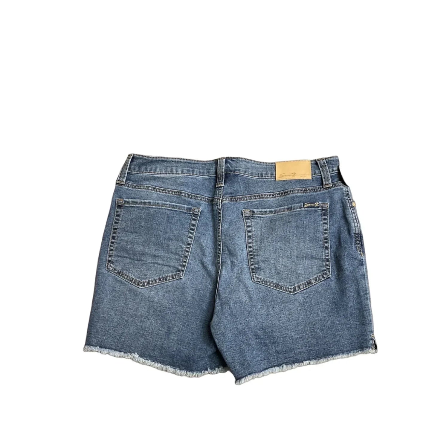 Shorts By Seven 7 In Blue Denim, Size: 12