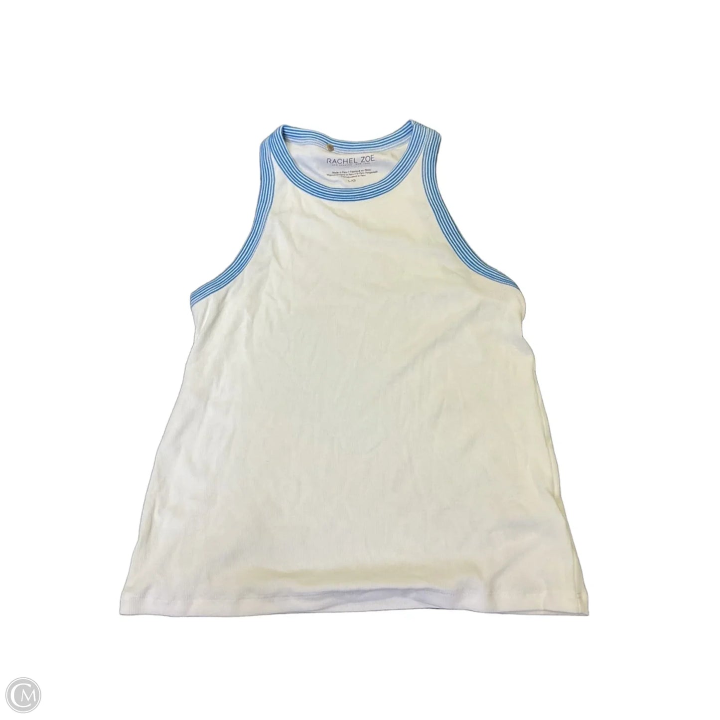 Tank Top By Rachel Zoe In Blue & White, Size: L