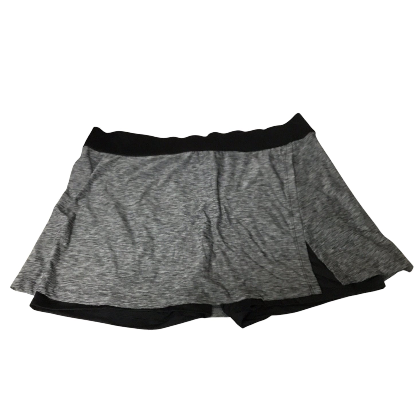 Athletic Skort By Nanette By Nanette Lepore In Black & Grey, Size: 3x