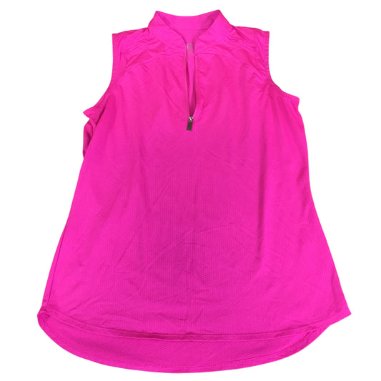 Athletic Tank Top By Tail In Pink, Size: Xs