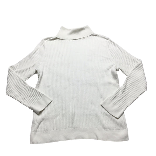 Sweater By Talbots In White, Size: Xl