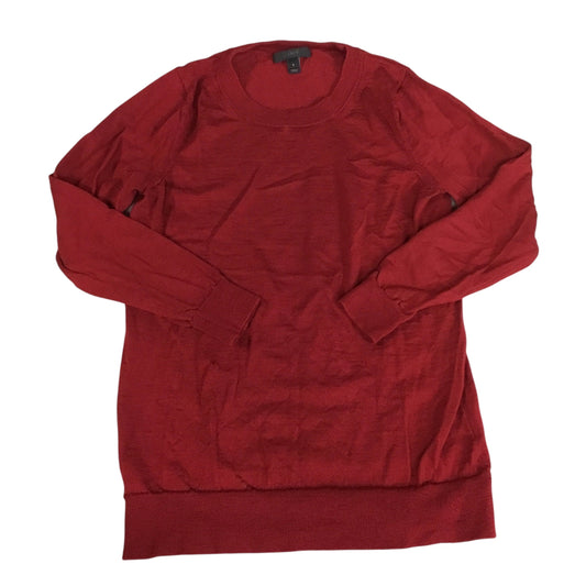 Top Long Sleeve Basic By J. Crew In Red, Size: S