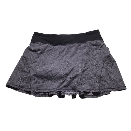 Athletic Skort By Lululemon In Grey, Size: 6