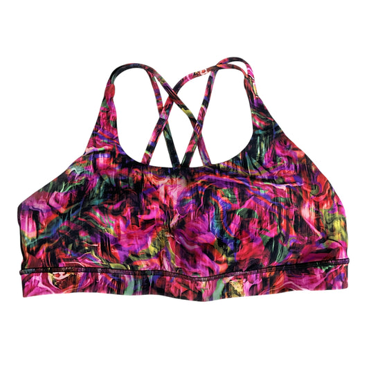 Athletic Bra By Lululemon In Multi-colored, Size: 12