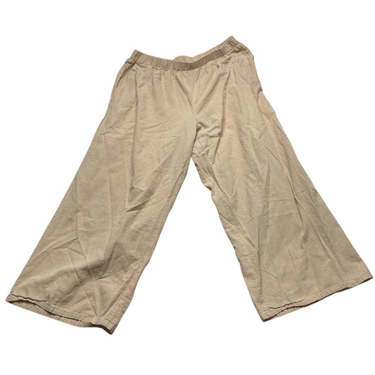 Pants Linen By Shein In Beige, Size: 2x