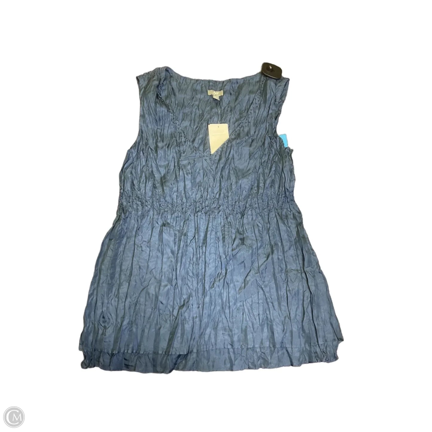 Top Sleeveless By J. Jill In Blue, Size: Sp