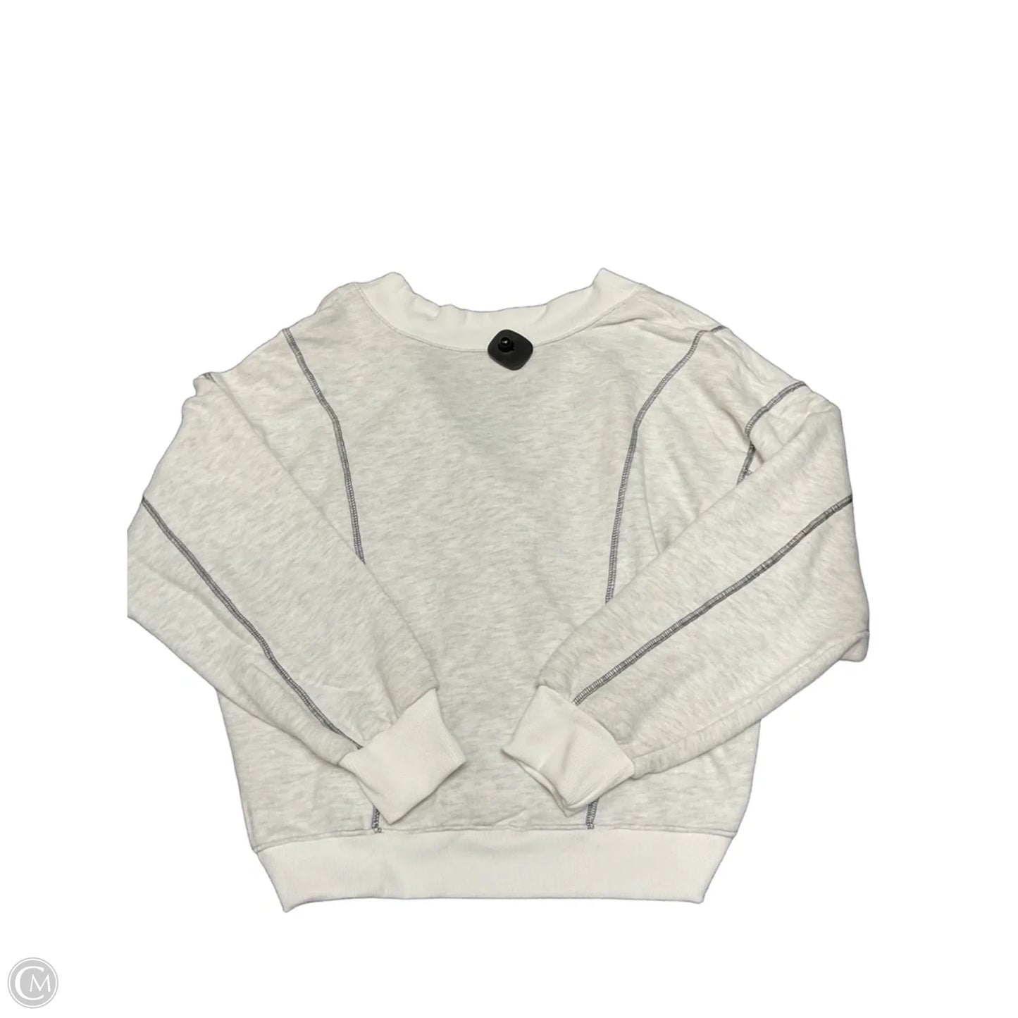 Sweatshirt Crewneck By Bucketlist In Grey, Size: M