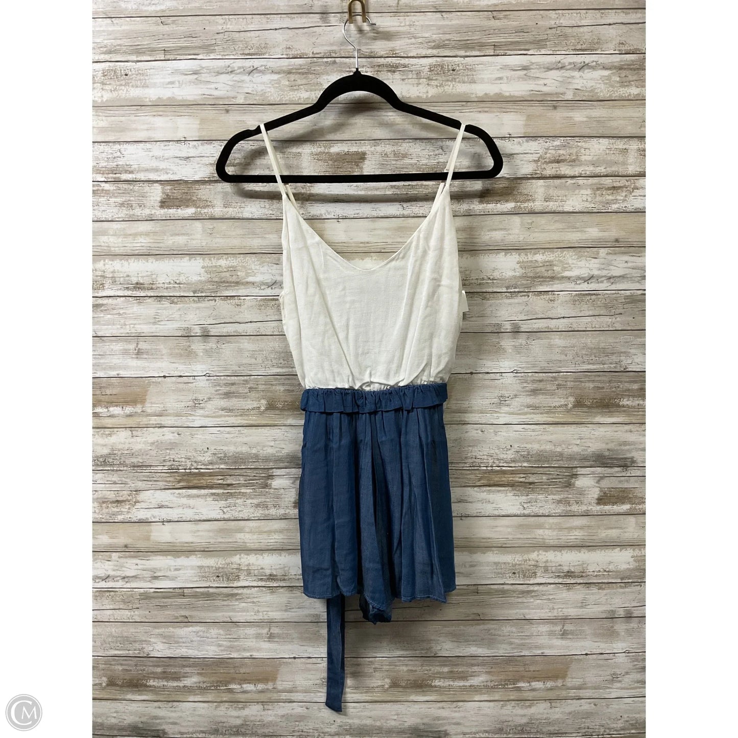 Romper By Altard State In Blue & White, Size: M