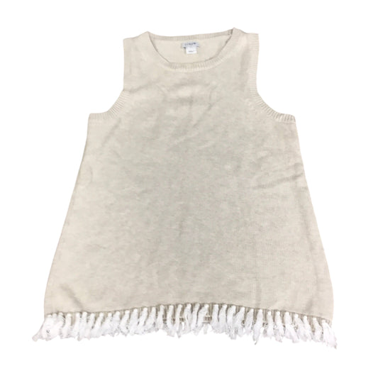 Vest Other By J. Crew In Cream, Size: Xs