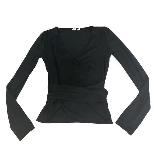 Top Long Sleeve By Gap In Black, Size: Xs