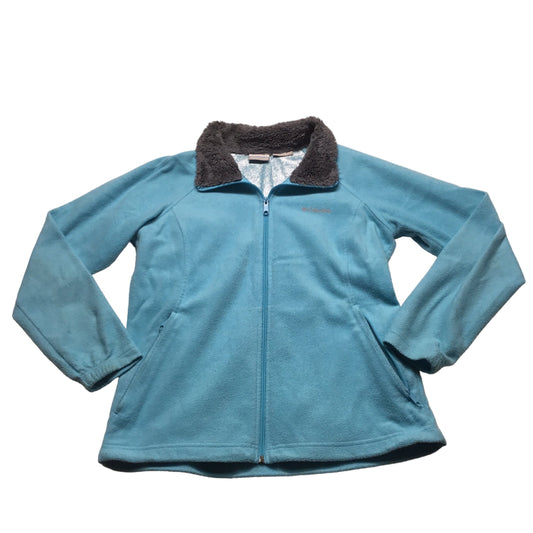 Jacket Fleece By Columbia In Blue, Size: M