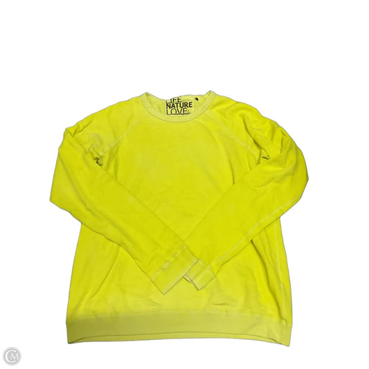 Sweatshirt Crewneck By Freecity In Green, Size: M