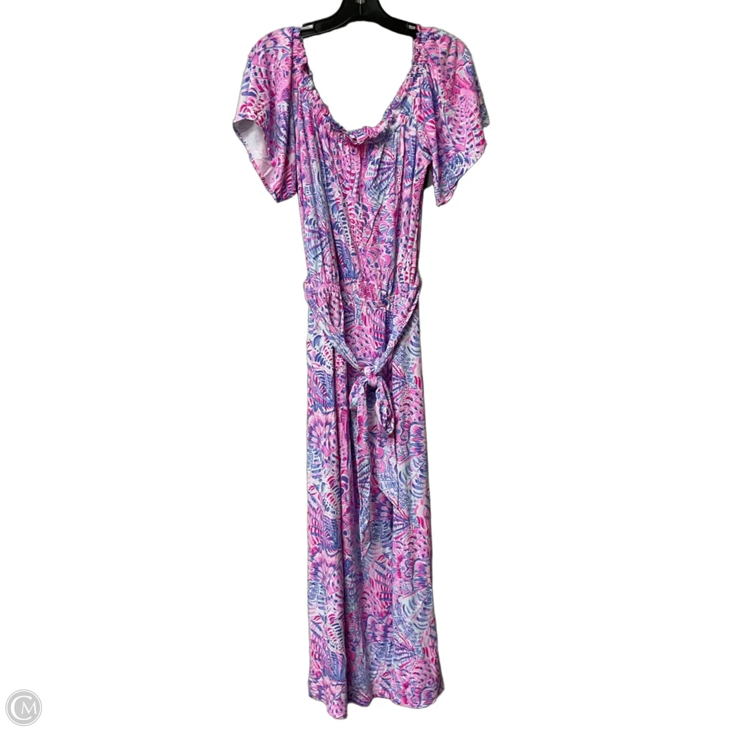 Dress Designer By Lilly Pulitzer In Pink & Purple, Size: Xl